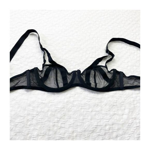 Buy 1 get 1 free 32b Victorias Secret very sexy sheer x black - Picture 4 of 7